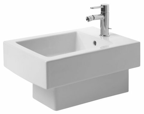 Биде подвесное DURAVIT Vero 223915-WG (белый) с горизонтальным выпуском