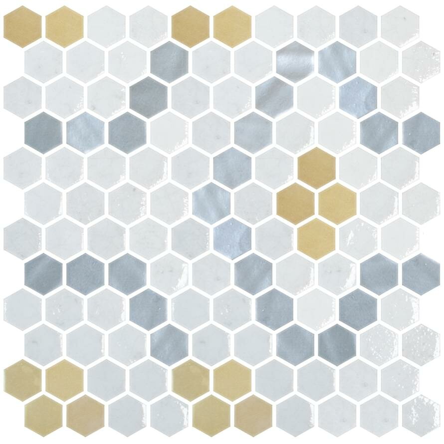 Мозаика Onix Mosaico Hex Geo Patterns 5 30.1x29