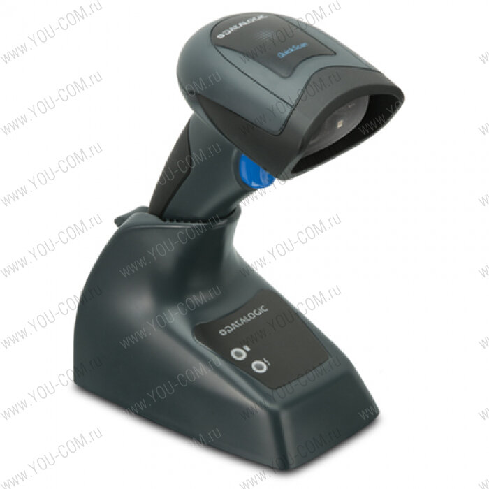 Datalogic QuickScan QBT2430, Bluetooth, Kit, USB, 2D Imager, Black (Kit inc. Imager, Base Station and USB Cable)