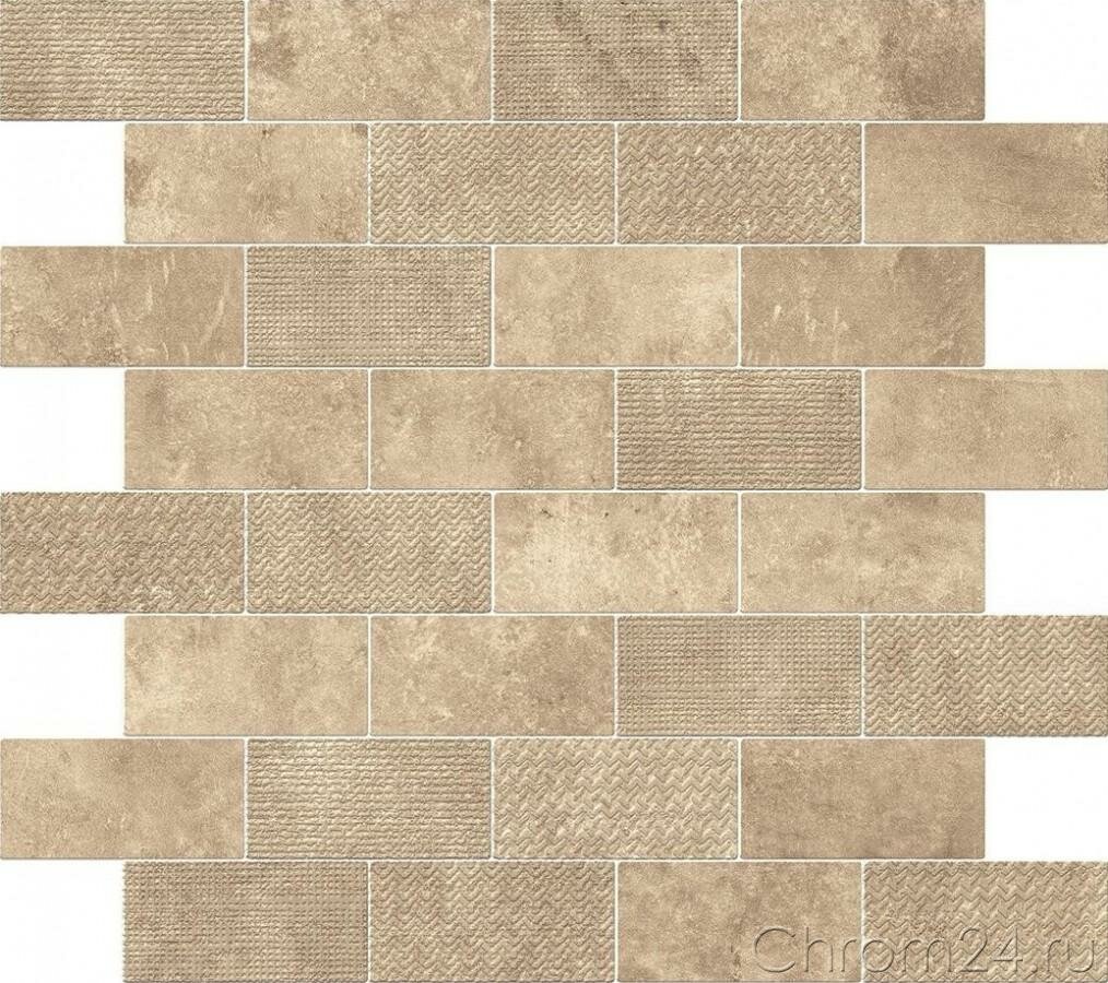 Atlas Concorde Aix Minibrick Tumbled Beige керамическая плитка (30,5 x 30,5 см) (9AKE)