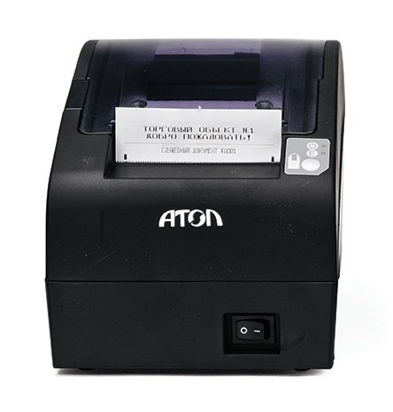 Фискальный регистратор АТОЛ FPrint-22ПТК. черный. RS+USB+Ethernet (с фискальным накопителем 36 мес.) (платформа 5.0)