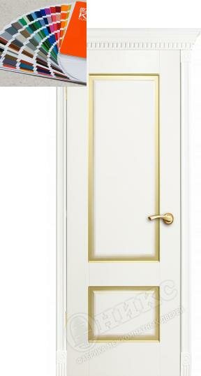 Дверь межкомнатная Оникс Марсель с фрезеровкой под остекление Цвет quot;Эмаль RAL без текстурыquot;