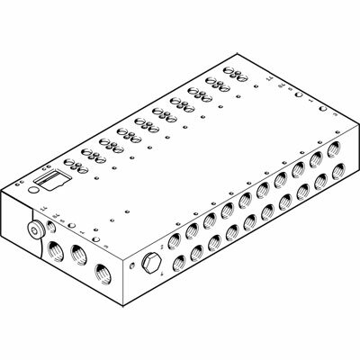 Коллектор Festo VABM-L1-18W-G38-5-G