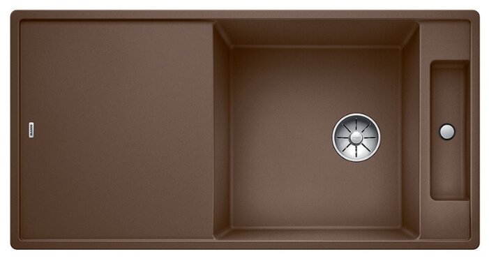 Врезная кухонная мойка Blanco Axia III XL 6S с доской из ясеня 100х51см искусственный гранит
