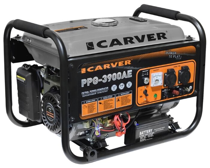 Бензиновый генератор Carver PPG-3900AE (2900 Вт)