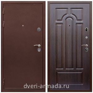 Входные двери для квартир Дверь входная Армада Престиж Антик медь / МДФ 16 мм ФЛ-58 Венге