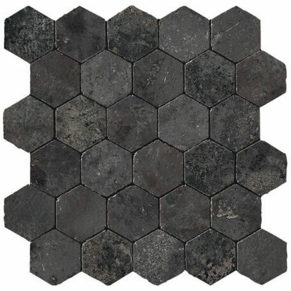 Плитка Atlas Concorde AIX Fumee Honeycomb Tumbled A0UD 30x31 Неглазурованный