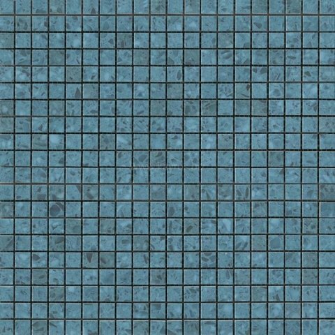 Мозаика Atlas Concorde Marvel GEMS Terrazzo Blue Micromosaico 30,5x30,5