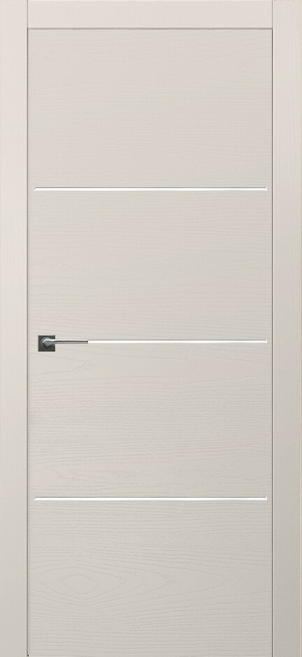 Дверь Фрамир MODERN шпон PG TOLEDO NEW 3 Цвет:Ясень Антично-белый/ Дуб Антично-белый