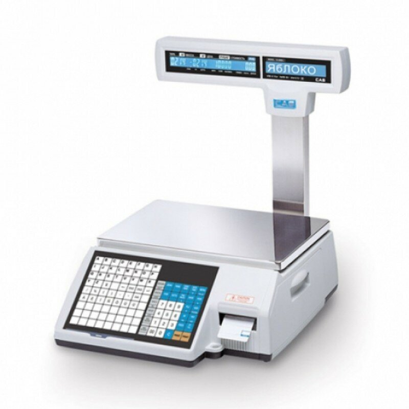 Весы с печатью этикеток CAS CL-5000J-30IP CAS CL-J-IP