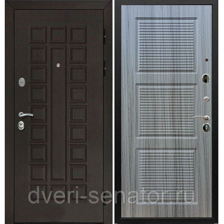 Senator ФЛ-1 цвет Сандал серый входные стальные двери в квартиру