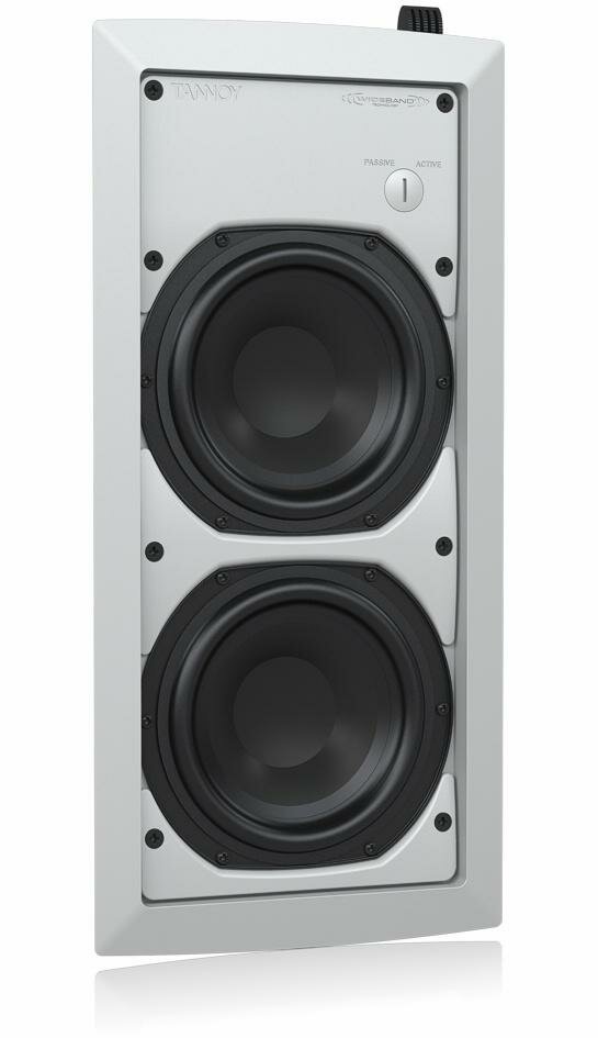 Tannoy IW 62S-WH сабвуфер, встраиваемый в стену, 2 x 6,5quot;, 160Вт RMS/640Вт пик, 4Ом, SPL122дБ(пик.) 29-110Гц