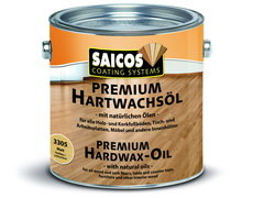 Saicos (Сайкос) Масло с твердым воском Premium Hartwachsol - 3333 - Пур (вид непокрытой древесины), 2.5 л, Производитель: SAICOS