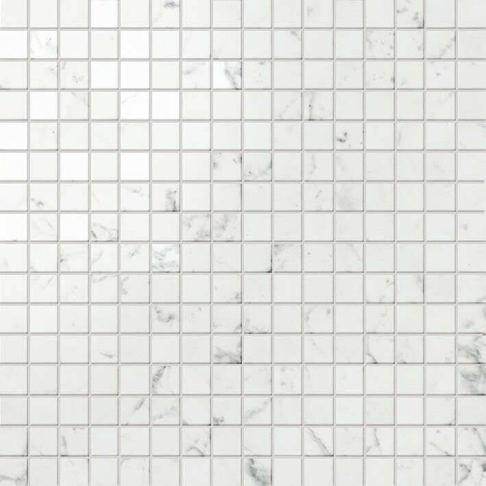 Atlas Concorde Marvel Stone Carrara Pure Mosaic Q 30.5x30.5 Настенная плитка