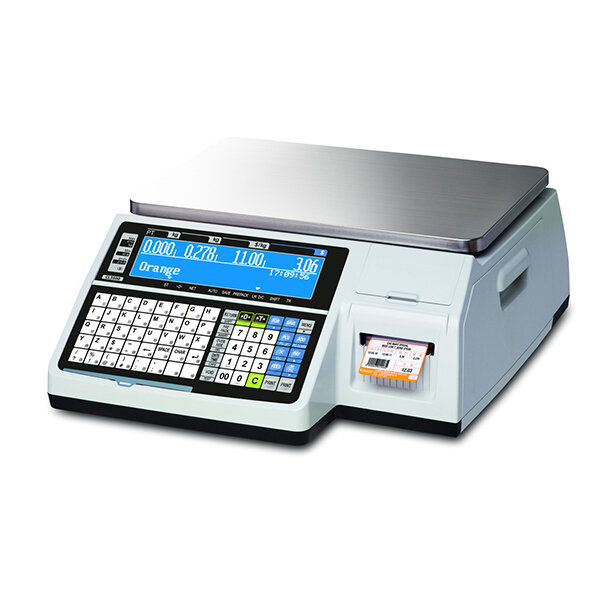 Весы электронные торговые с принтером этикеток CAS CL3000J-30 B, TCP-IP, без стойки