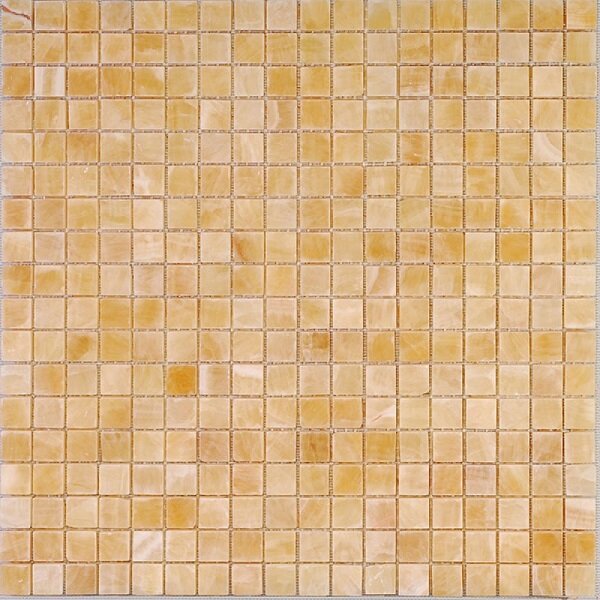 Мозаика Premium Marble Чистые Цвета Honey Onyx Tumbled 297x297 мм (Мозаика)