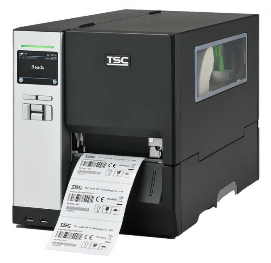 Термотрансферный принтер штрих-кода (этикеток) TSC MH340, LCD (99-060A049-01LF)