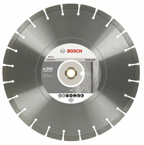Алмазный отрезной диск Bosch Expert for Concrete 450мм (2608602563)