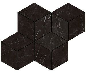 Керамогранит Atlas Concorde MARVEL STONE Marvel Nero Marquina Mosaico Esag. Lapp. (AS2K ) 30x35 Неглазурованный керамогранит (35x30 см.)