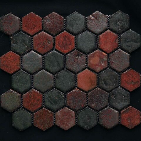 Мозаика Gaudi HEXA-9(2) глазурованная 28,3x24,5 см размер чипа 44x49 материал Керамика толщина 10 мм
