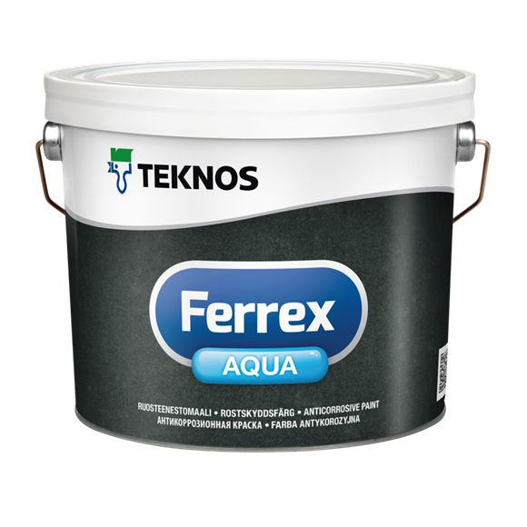 Teknos Ferrex Aqua Антикоррозионная Краска Белая 10л