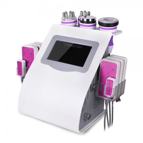 Косметологический аппарат 7 в 1 Mychway MS-54D1S: Диодный липолиз + Кавитация + Радиолифтинг + Вакуум (Wl-919s)