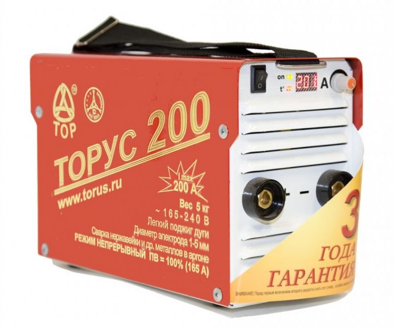 Сварочный аппарат Торус 200 с комплектом проводов