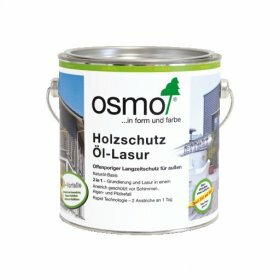 OSMO HolzSchutz Öl-Lasur Effect | Защитное масло-лазурь для древесины с эффектом серебра (2,5 л)