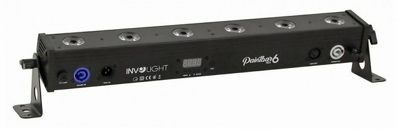 INVOLIGHT PAINTBAR HEX6 - LED панель, 6 шт. х 12 Вт RGBWA+UV, DMX-512