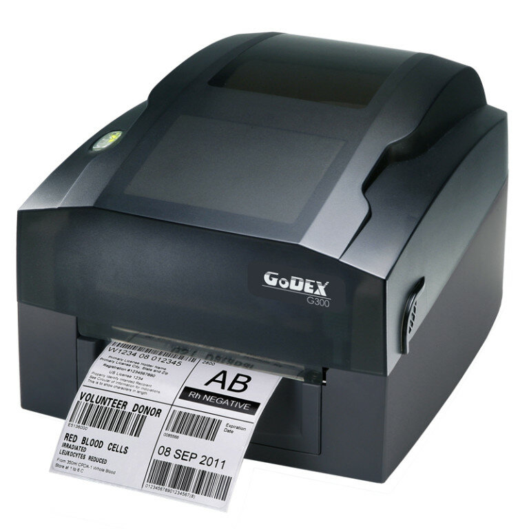 Принтер Godex G300US, 203 dpi, USB+RS232
