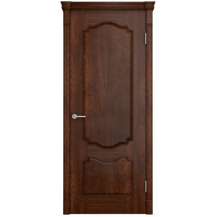 Межкомнатная дверь шпон Престиж , Цвет - Кофе, Тип - Глухое, Размер 2000*600