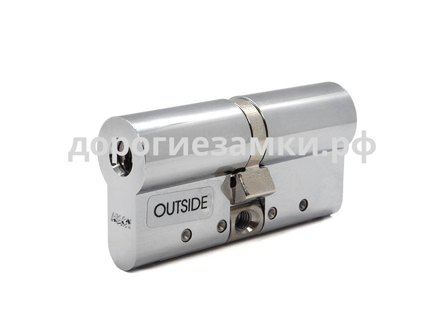 Цилиндр Abloy Protec2 CY 322 T ключ-ключ (размер 31x36 мм) - Хром