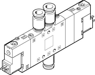 Распределитель с электроуправлением Festo CPE18-M1H-5/3E-QS-8