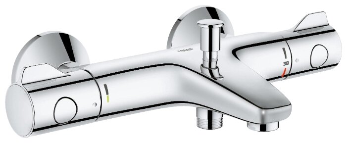 Смеситель для ванны с подключением душа Grohe Grohtherm 800 34564000 (реверсивное подключение) двухрычажный с термостатом