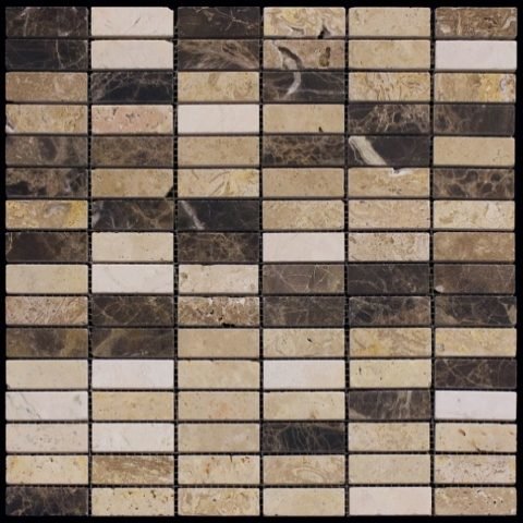Мраморная мозаика Natural London 0132-MP (1,7х4,8) 30,5х30,5