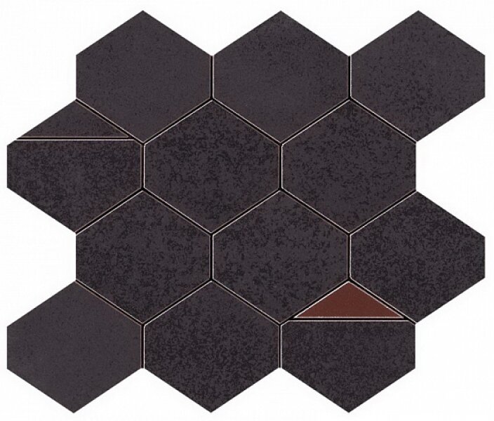 Мозаика Atlas Concorde Blaze Iron Mosaico Nest 29х26 9BNI