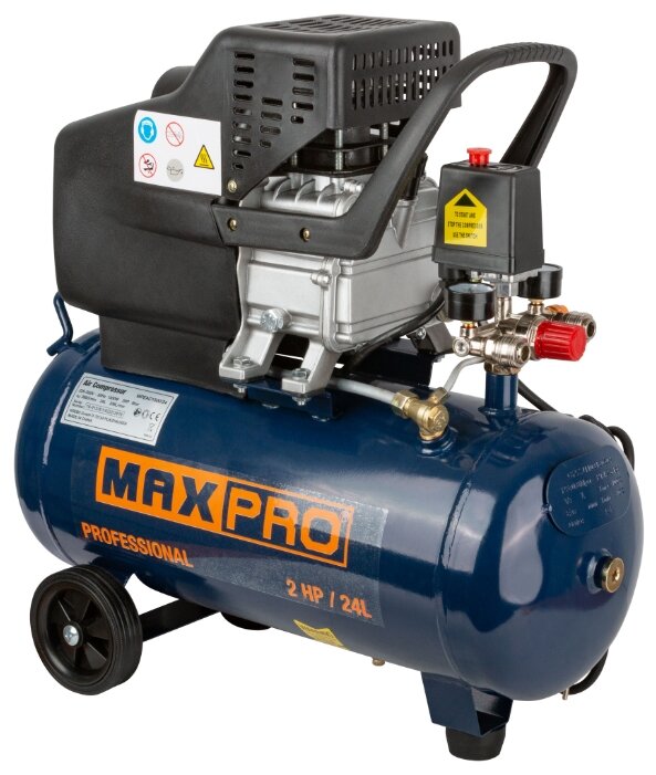 Компрессор масляный Max-Pro MPEAC1500/24, 24 л, 1.5 кВт
