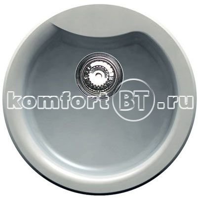 Мойка кухонная Elleci Ego Round Granitek Bianco Titano