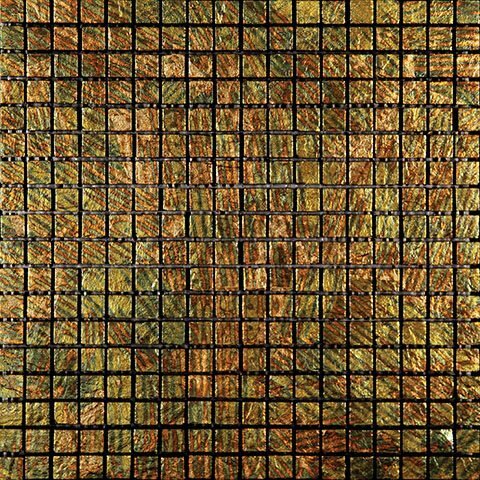 Мозаика Skalini FDC-8 металлизированная+лакированная 30x30 см размер чипа 15x15 материал Мрамор толщина 10 мм в уп. 0.45 м2