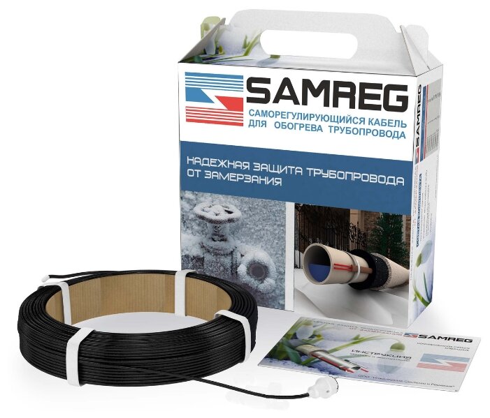 Греющий кабель саморегулирующийся SAMREG 24-2CR 14 м