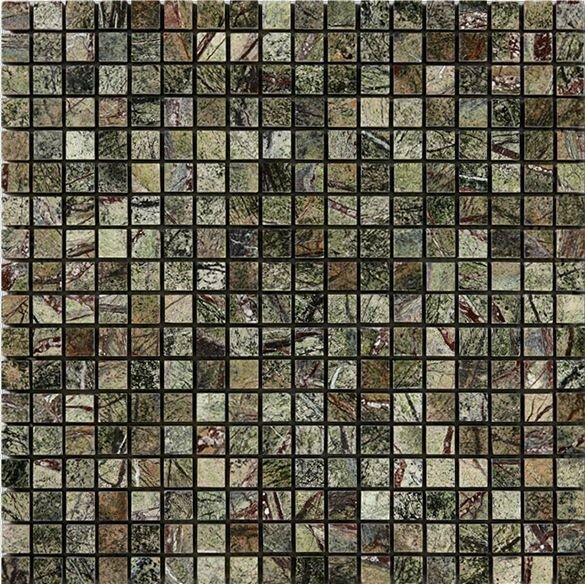 Мозаика Marble Мозаика ArtNatura Mosaic Rain Forest Green 30.5x30.5 Marble Mosaic Rain Forest Green 30.5x30.5