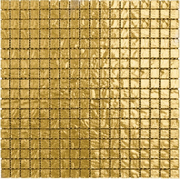 Мозаика стеклянная Natural BSA-01-15 (ET-1505R) Crystal стекло, золото, глянц, 29.8x29.8