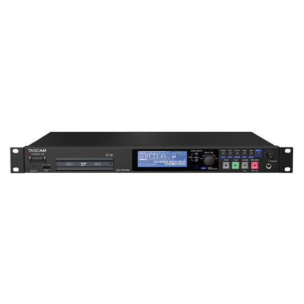 Tascam SS-R250N рекордер Wav/MP3 плеер на SD card/ USB, XLR/RCA. Опция - карта Dante IF-DA2