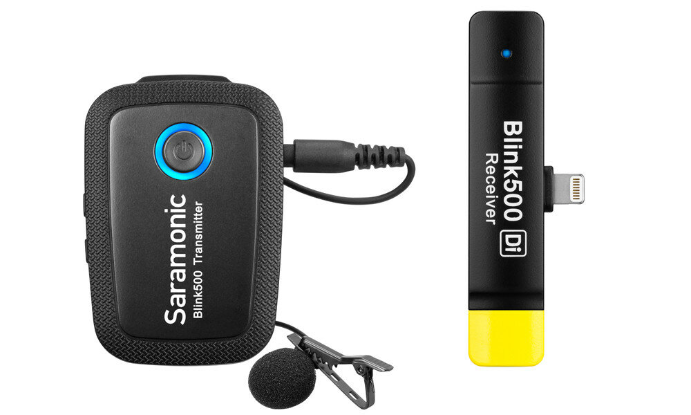 Двухканальная беспроводная микрофонная система Saramonic Blink500 B3 (TX+RXDi) для iPhone, iPad