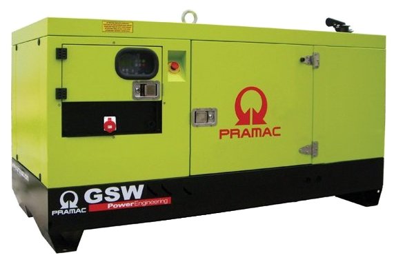 Дизельный генератор Pramac GSW 15 P 400V в кожухе с АВР (10300 Вт)