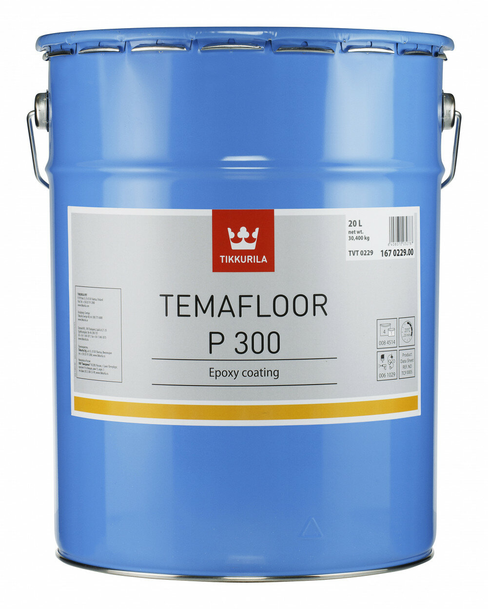 Tikkurila Temafloor P300 / Тиккурила Темафлор П300 краска эпоксидная двухкомпонентная 10, металлик