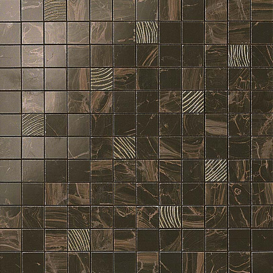 Керамическая мозаика Атлас Конкорд Supernova Marble 600110000068 Мозаика Frappuccino Dark Mosaic Фраппучино Дарк Мозаика 30,5х30,5 (м2)