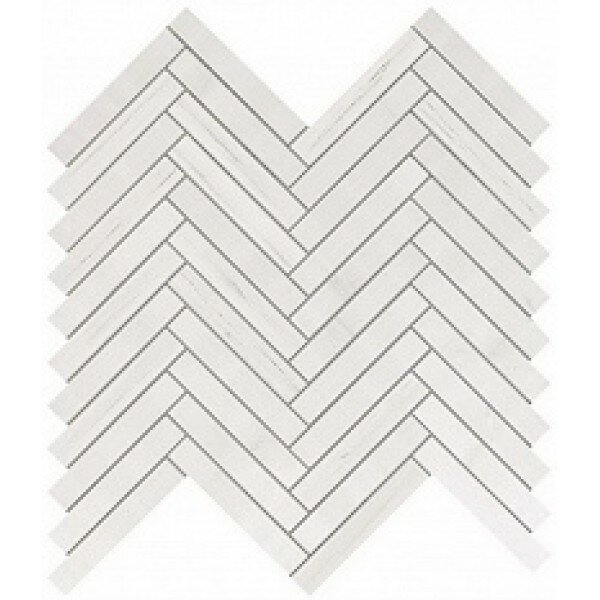 9SHD Мозаика MARVEL STONE COLLECTION Bianco Dolomite Herringbone Wall 30x30