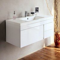 BB1000VAC/BL Тумба под раковину BelBagno Luce, цвет Bianco Lucido