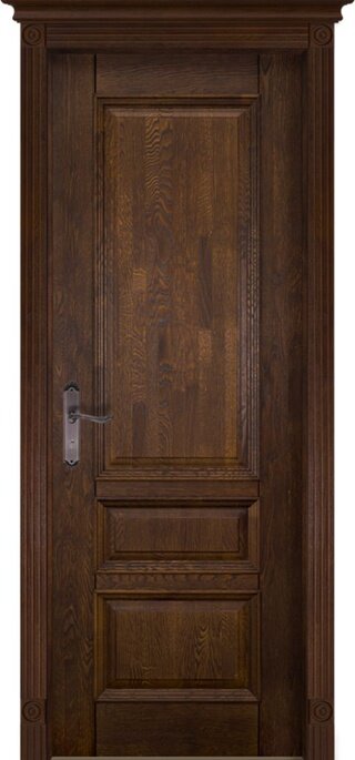 Дверь Ока/Dveri Ока/Аристократ №1 ДГ Античный Орех, двери из массива дуба 2000x700